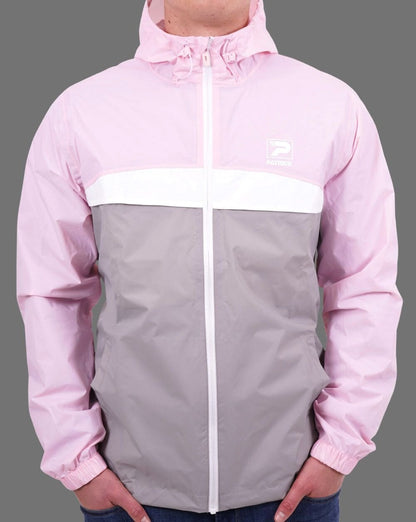 Patrick Klassische Regenjacke Rosa/Grau