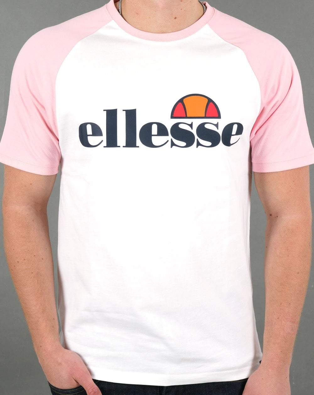 Ellesse Corp T-Shirt Weiß/Hellrosa