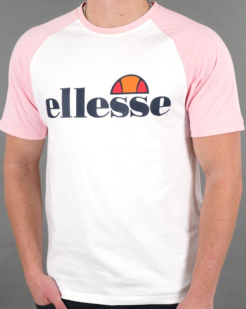 Ellesse Corp T-Shirt Weiß/Hellrosa