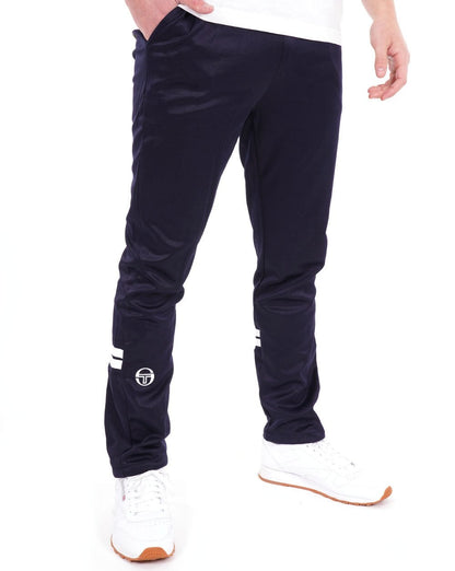 Sergio Tacchini – Trainingshose mit Reißverschluss in Dunkelmarineblau