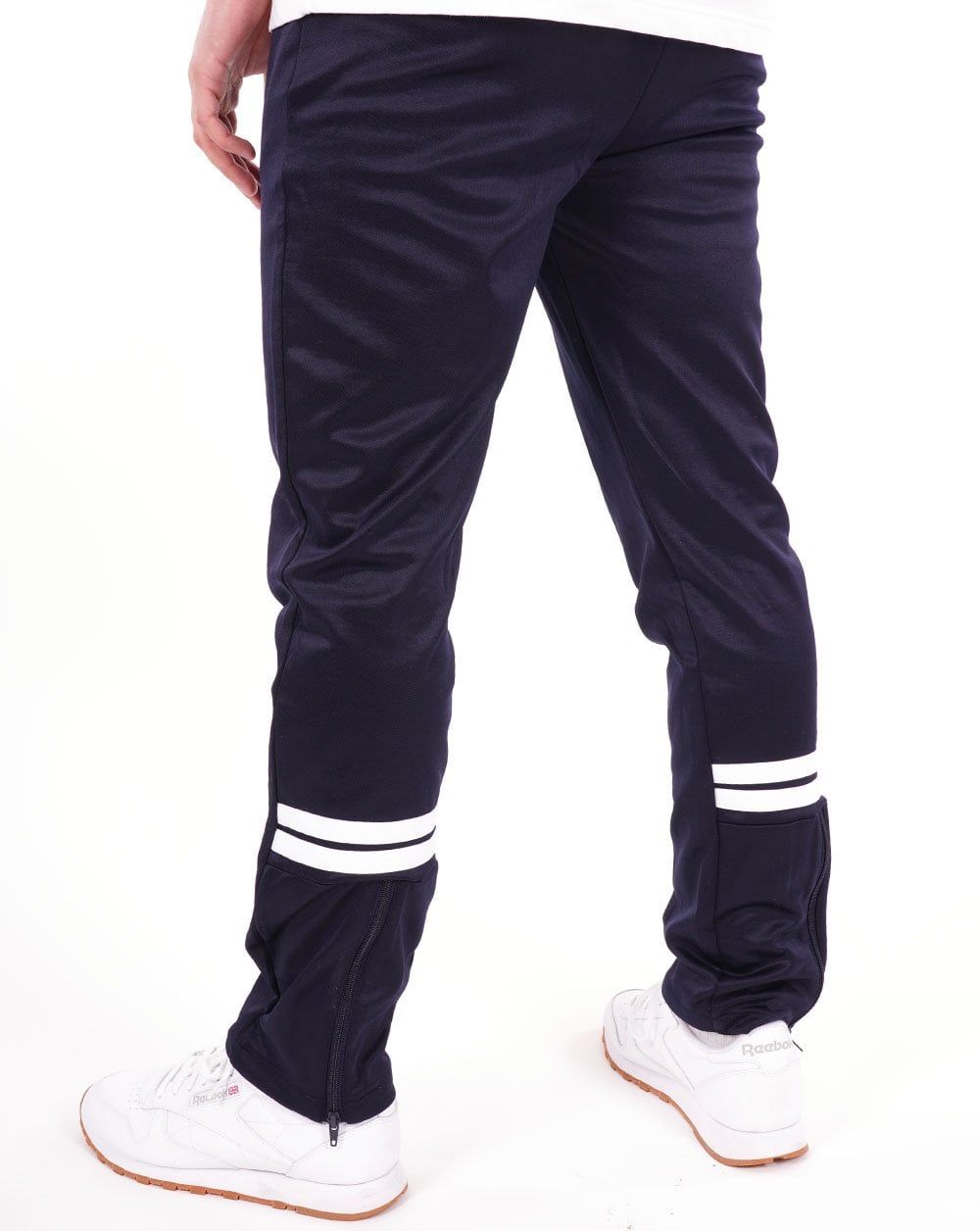 Sergio Tacchini Zip Bottom Track Pants Dark Navy