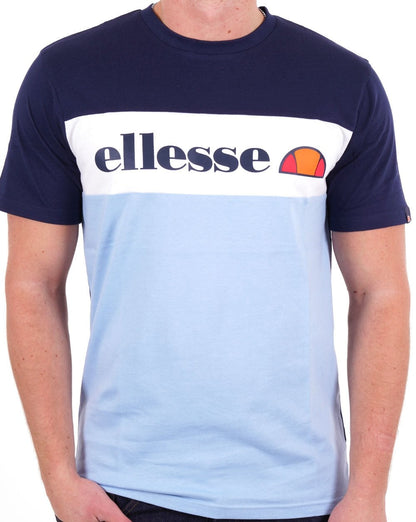 Ellesse Morbila T-Shirt Marineblau/Weiß/Himmelblau