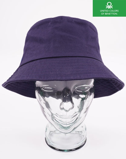 Benetton Fischerhut Marineblau