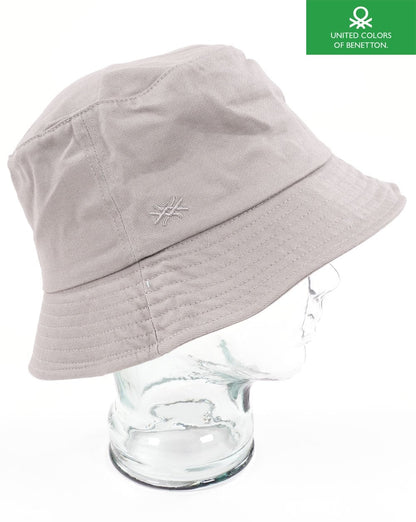 Benetton Fischerhut Steingrau