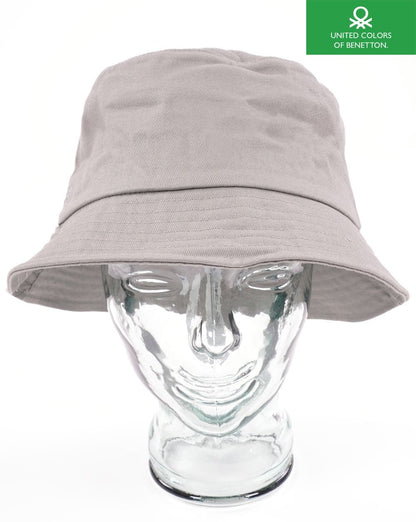 Benetton Fischerhut Steingrau