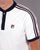 Fila Vintage Collarless Polo Shirt White