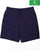 Benetton Cotton Canvas Drawstring Shorts Navy
