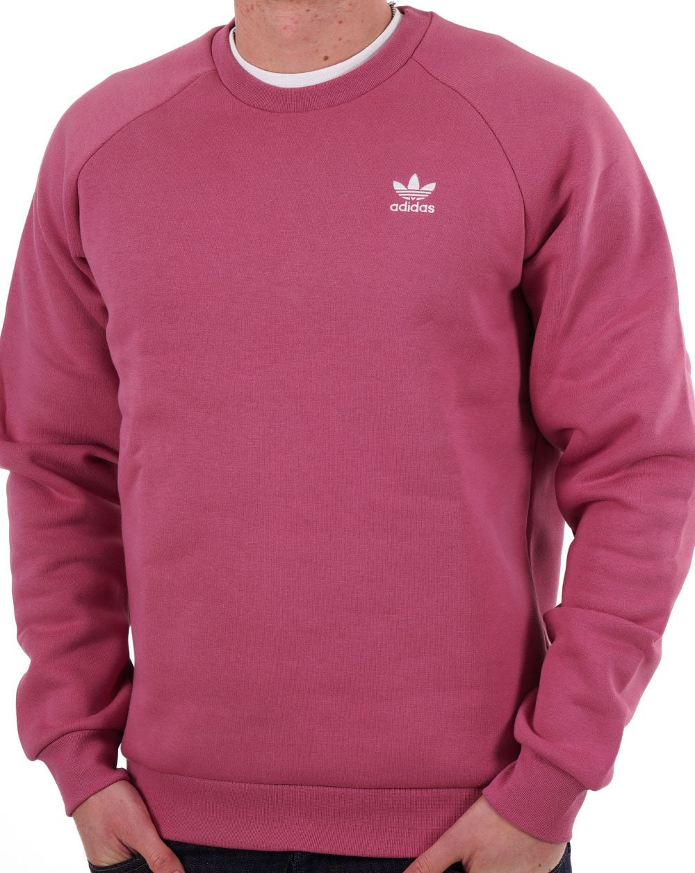 Adidas Originals Essential Crew Sweatshirt Rosa Strata