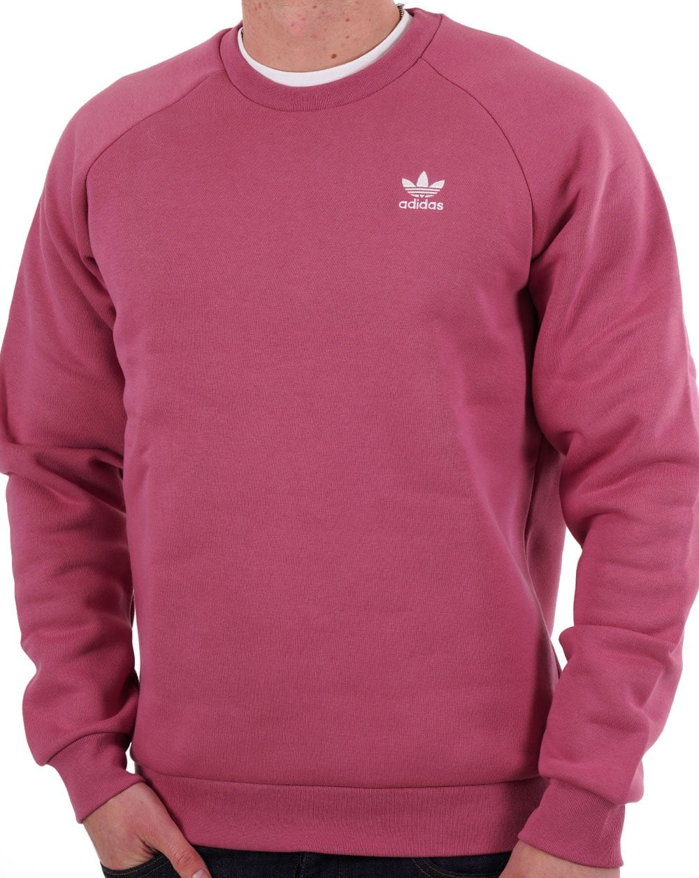 Adidas Originals Essential Crew Sweatshirt Rosa Strata