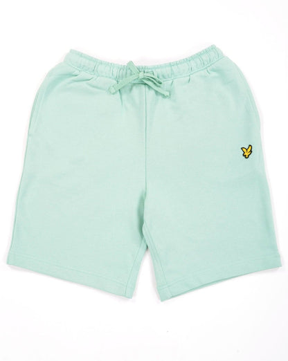 Lyle &amp; Scott – Sweatshorts in Pastellgrün