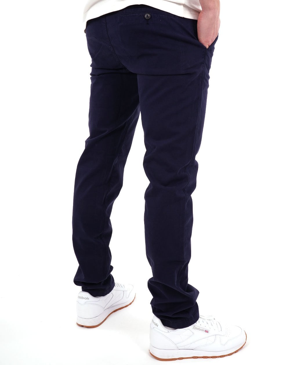 Benetton Chinos Marineblau