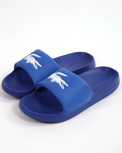 Lacoste Serve Slides Blau/Weiß