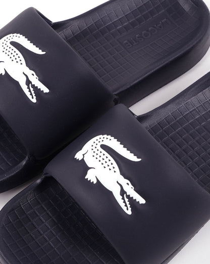 Lacoste Serve Slides Marineblau/Weiß