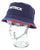 Patrick Fabien Bucket Hat Navy