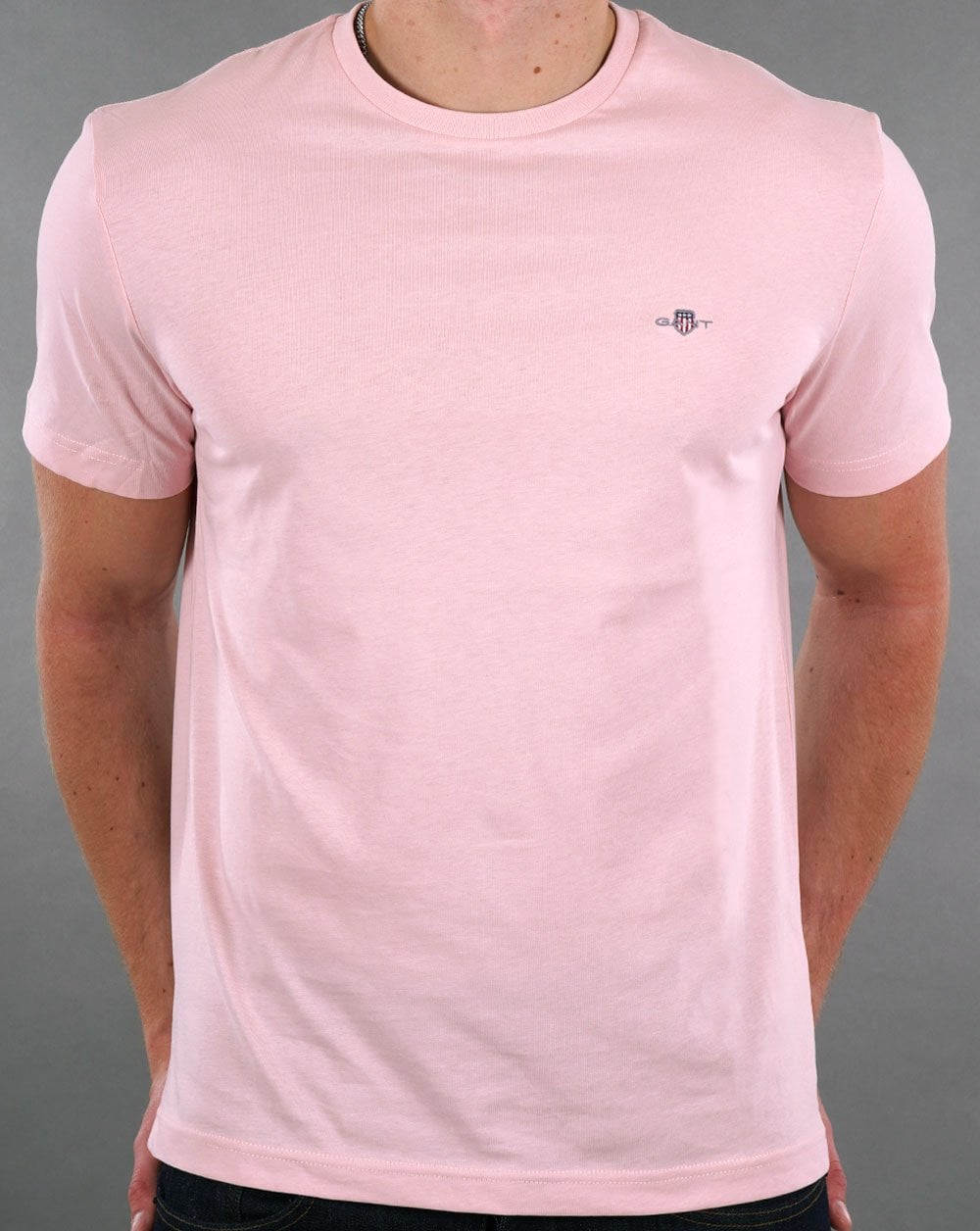 Gant Shield Crew T-Shirt Rosa