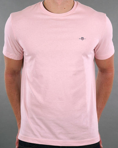 Gant Shield Crew T-Shirt Rosa