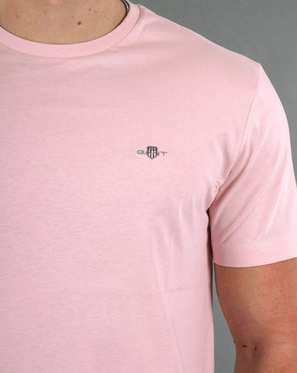 Gant Shield Crew T-Shirt Rosa