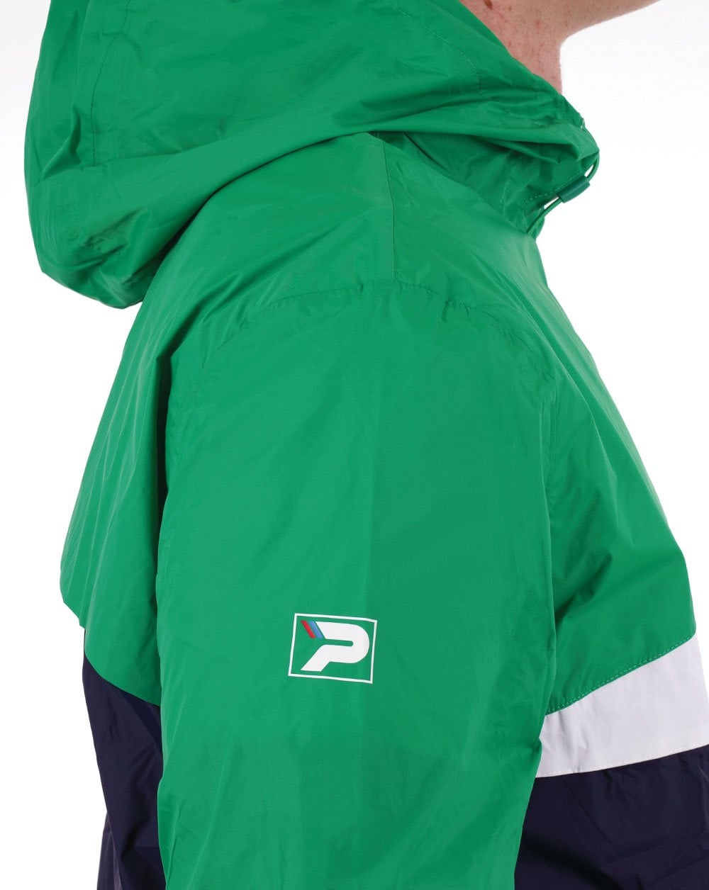 Patrick Klassische Regenjacke Grün/Marineblau