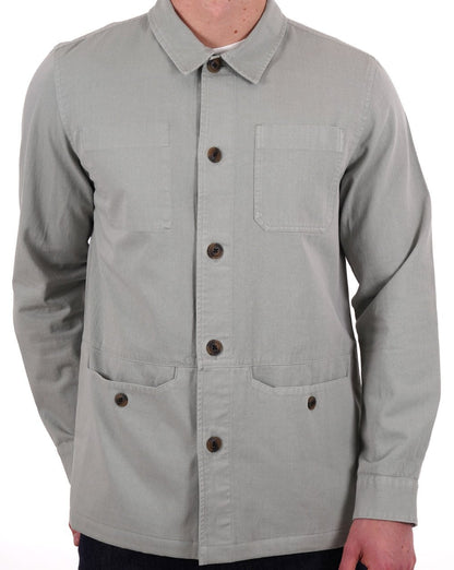 Barbour Dene Überhemd Blau Kreide
