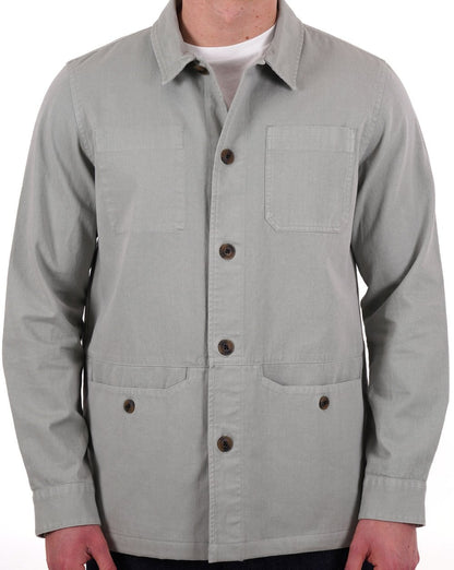 Barbour Dene Überhemd Blau Kreide
