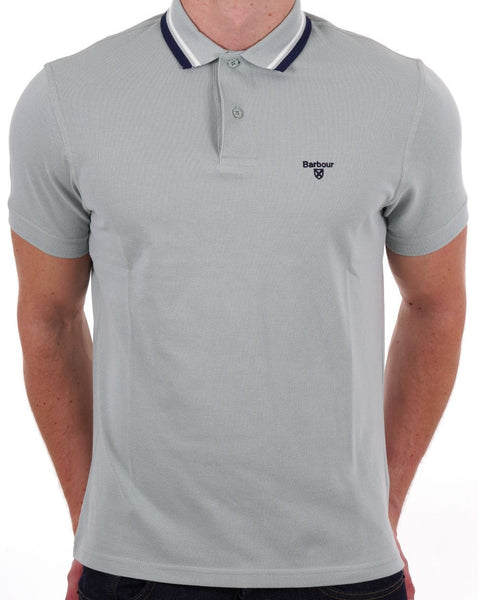 Barbour Otterburn Polo Shirt Blue Chalk
