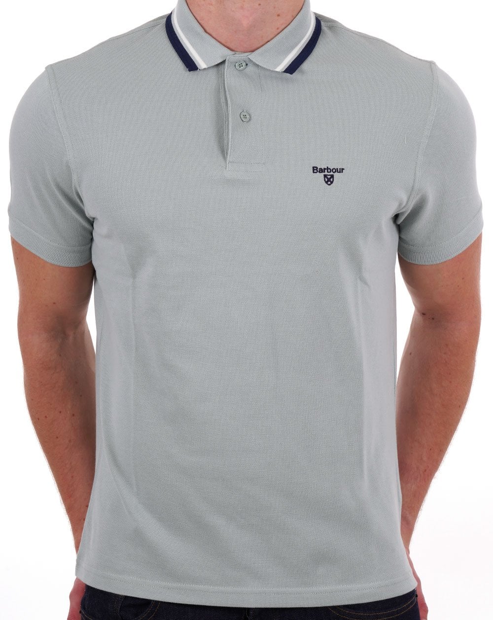 Barbour Otterburn Poloshirt Blaukreide