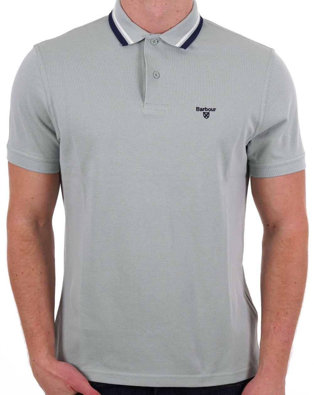 Barbour Otterburn Poloshirt Blaukreide