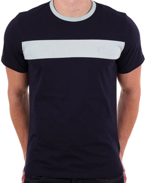 Barbour Panel T-shirt Navy