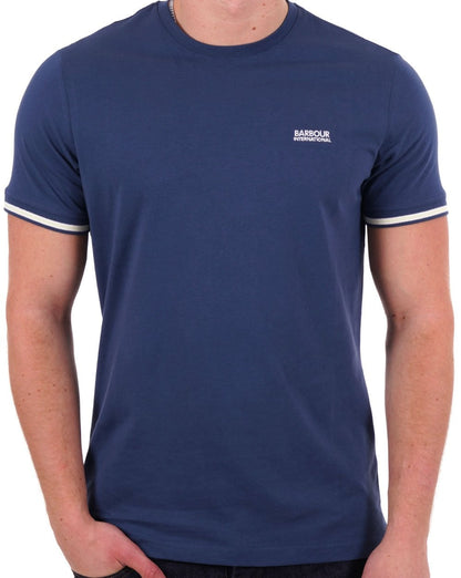 Barbour International Torque Tipped T-Shirt Dunkelblau