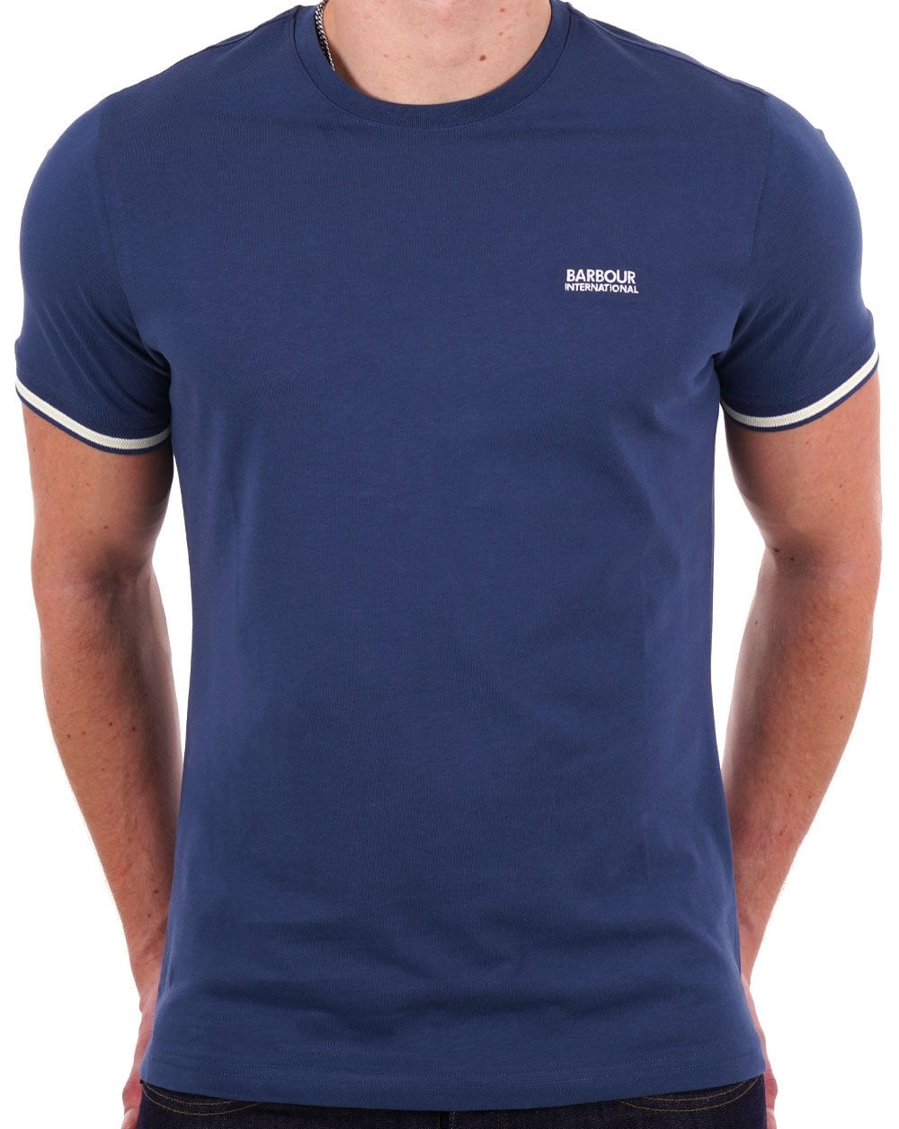 Barbour International Torque Tipped T-Shirt Dunkelblau