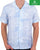 Benetton Leaf Print SS Shirt Sky/White
