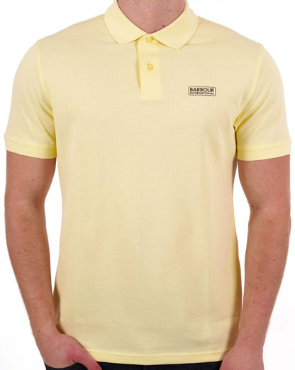 Barbour International Essential Polo Gelb