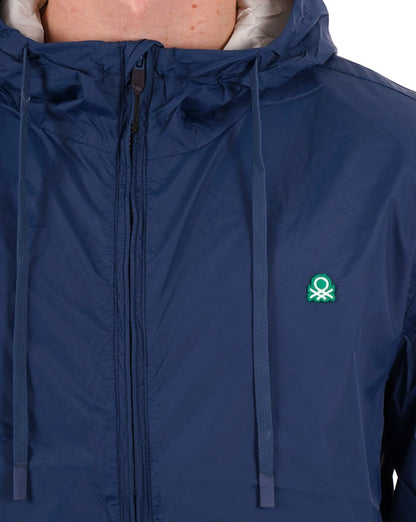 Benetton Rain Defender Jacke Marineblau