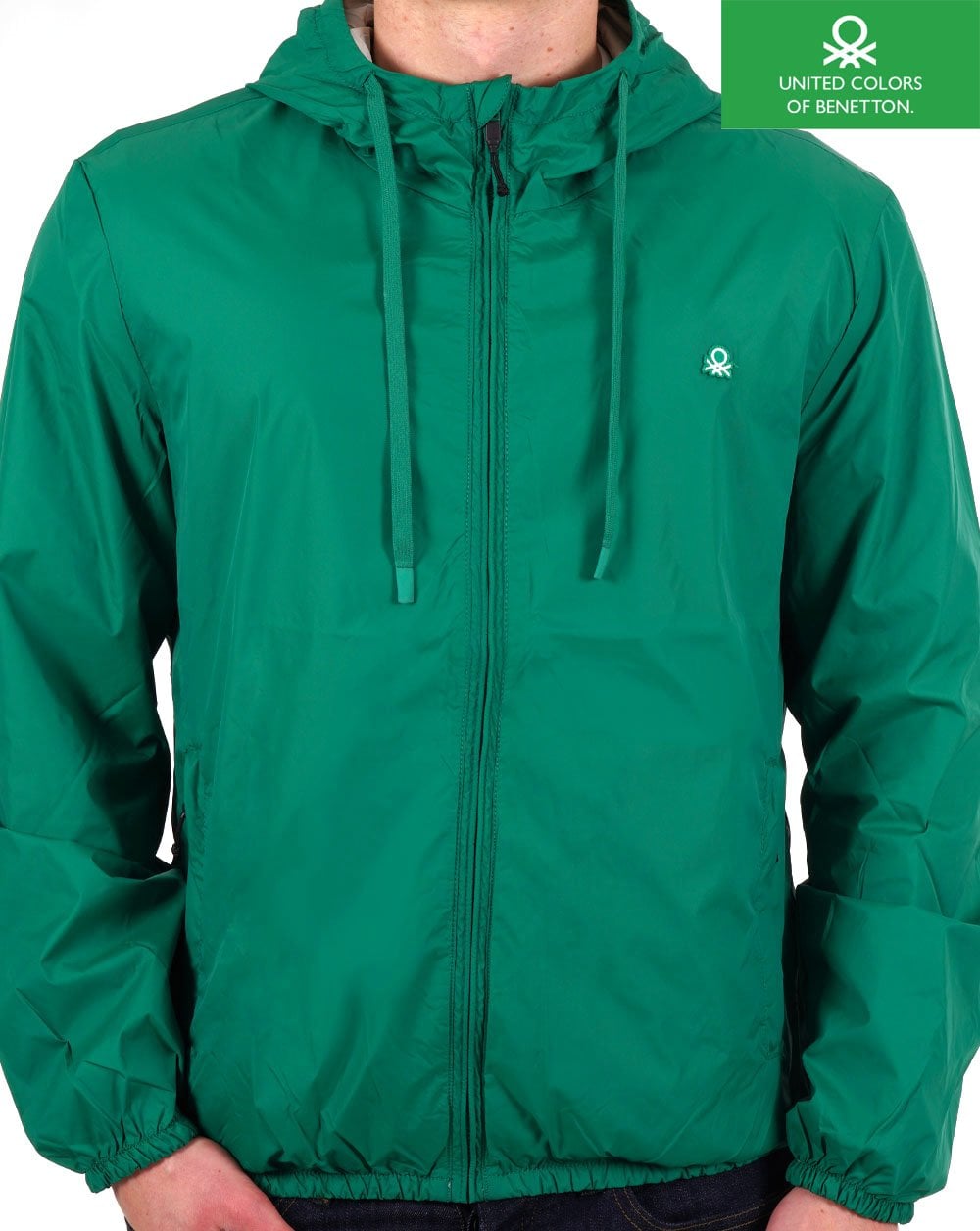 Benetton Rain Defender Jacket Green