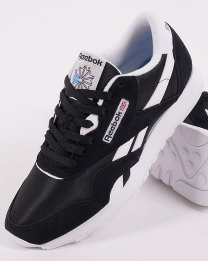 Reebok Classic Nylon Sneakers Schwarz/Schwarz/Weiß