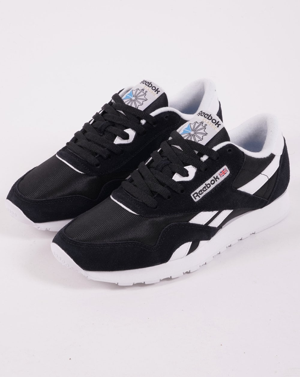 Reebok Classic Nylon Sneakers Schwarz/Schwarz/Weiß