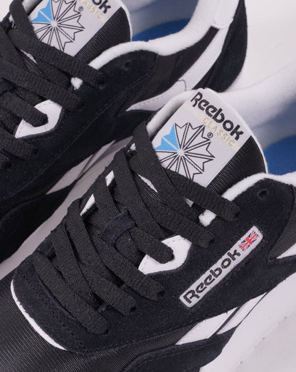 Reebok Classic Nylon Sneakers Schwarz/Schwarz/Weiß