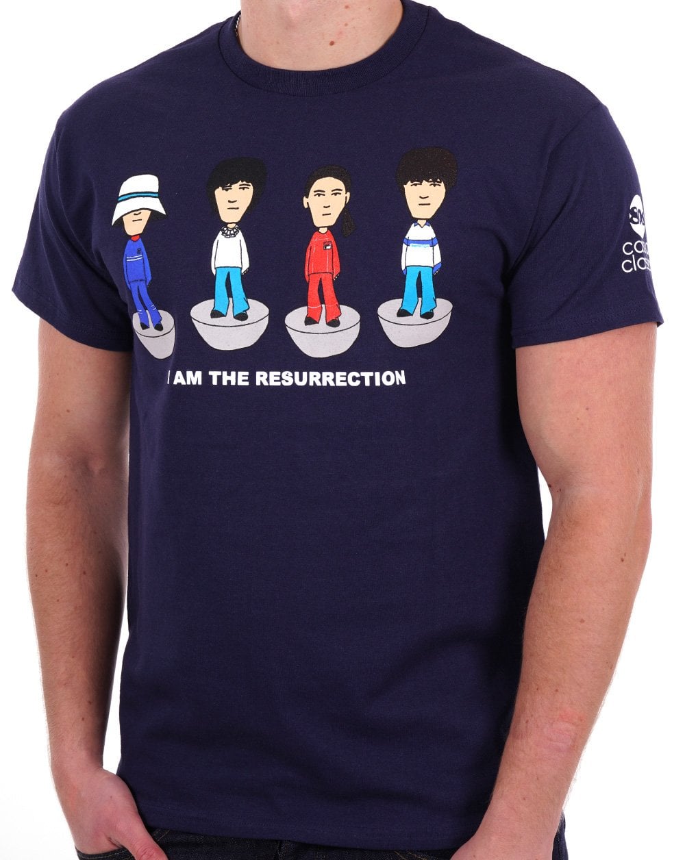 Roses Tischfußball T-Shirt Navy