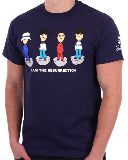 Roses Tischfußball T-Shirt Navy