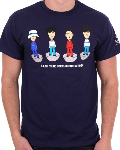 Roses Tischfußball T-Shirt Navy