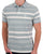 Barbour Striped Polo Shirt Blue Chalk