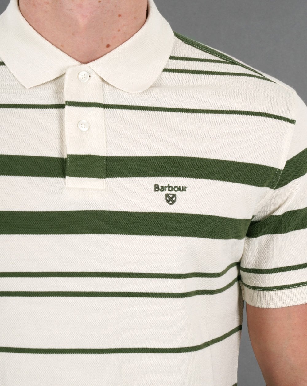 Barbour Halden Poloshirt Whisper White