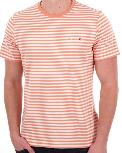 Barbour Bilting Streifen T-Shirt Orange