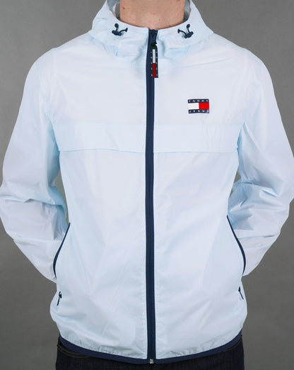 Tommy Jeans – Packbare Tech-Jacke, Himmelblau