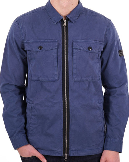 Barbour International Cloud Overshirt Dunkler Denim