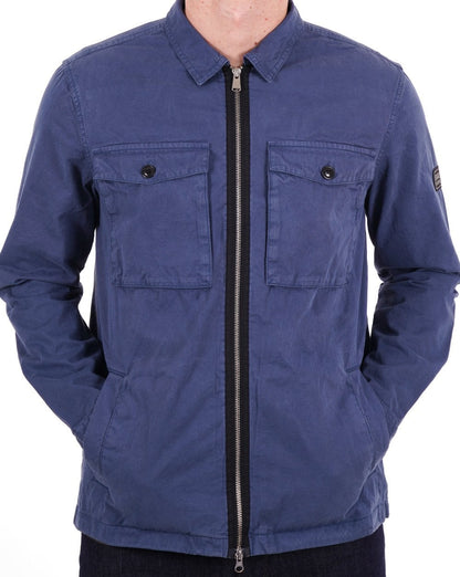Barbour International Cloud Overshirt Dunkler Denim