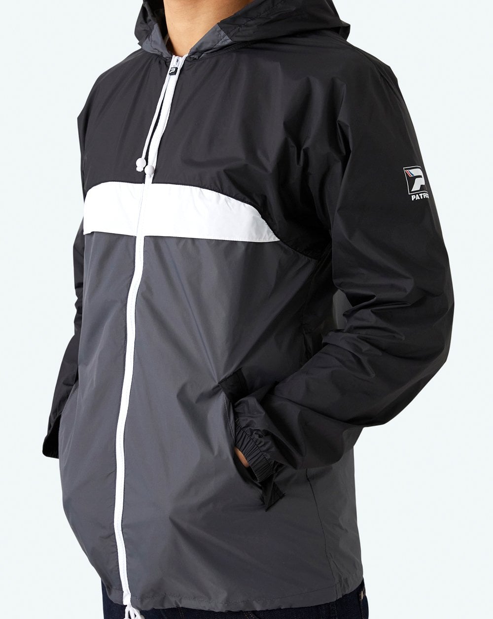Patrick Classic Cagoule Schwarz/Grau