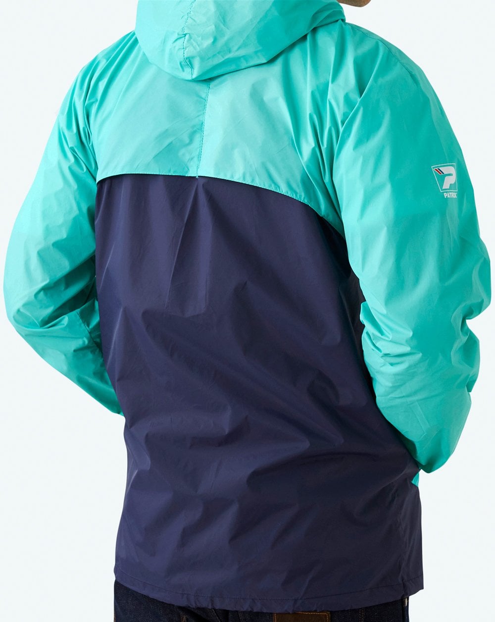 Patrick Classic Cagoule Pastellgrün/Marineblau