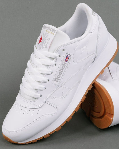 Reebok Classic Leder-Sneaker Weiß/Gummi