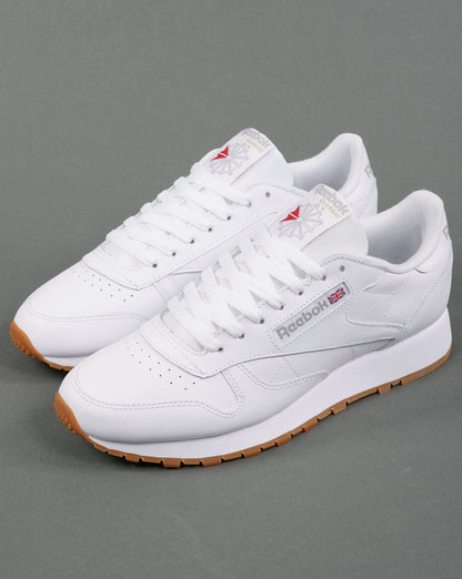 Reebok Classic Leder-Sneaker Weiß/Gummi